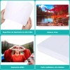 ECOZENDSY 100 Hojas de Papel Fotográfico Glossy A4 200g Brillante