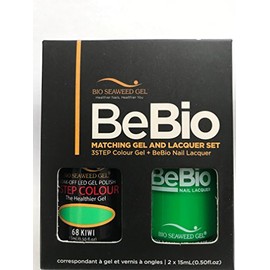 BIO SEAWEED BEBIO matching gel and lacquer set KIWI #68 .5floz