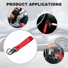 Wevdn Car Key Chain, Fabric Metal Practical Multifunctional Motorcycle Keychain,