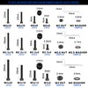 FandWay Pack of 900 M2 M2.5 M3 Screws Set, Cylinder