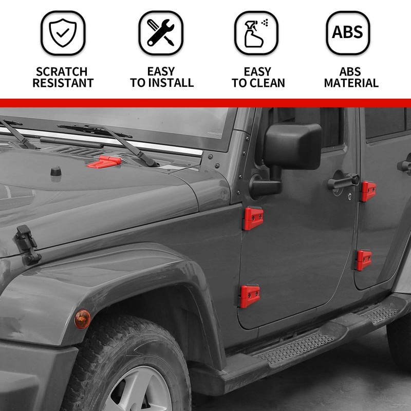 Hoolcar Door Hinge Engine Hood Hinge Tailgate Hinge Cover Trim