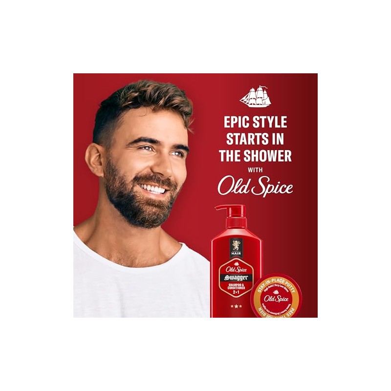 Old Spice Cera para el Pelo para Hombre, Acabado Mate