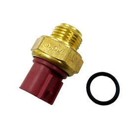 QYMOTO Water Fan Switch 2 Wire Water Temperature Sensor Radiator Compatible for Axis 500 700,Hisun 400,500 700,Coleman UT400 500,Massimo MSU500,Cub Cadet Challenger