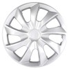 ECCPP 4PC Set 15 inch Silver Hubcap Wheel Cover OEM