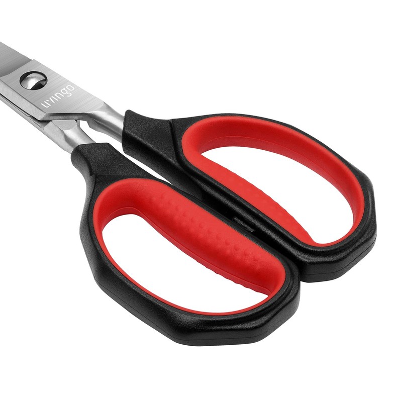 LIVINGO Heavy Duty Kitchen Shears Sharp Forged Thick Stainless Steel