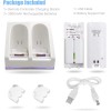 Unbranded New Rechargeable Battery Packs with Charger for Wii &