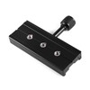 Black QR-120 Clamp Adapter For Quick Release Plate 1/4" 3/8"