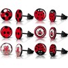 SIISPRI 6Pairs Ladybug Women Earrings Set Cute Bug Little Ladybird