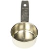 Crestware Stainless Steel Measure, 1/4 Cup Only