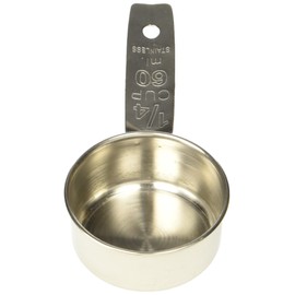 Crestware Stainless Steel Measure, 1/4 Cup Only