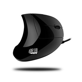 Adesso iMouseE1 - Vertical Ergonomic Illuminated Optical 6-Button USB Mouse - Right Hand Orientation