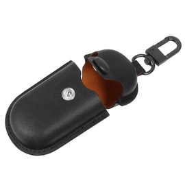 TEHAUX 1Pc Wireless Earphone Holder Earphone Storage Box for Scratch Organizer for Camping Key Chain Backpack Black