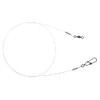 Spro Matt Black Leader Fluoro - 2 Fluorocarbon Spin Leaders