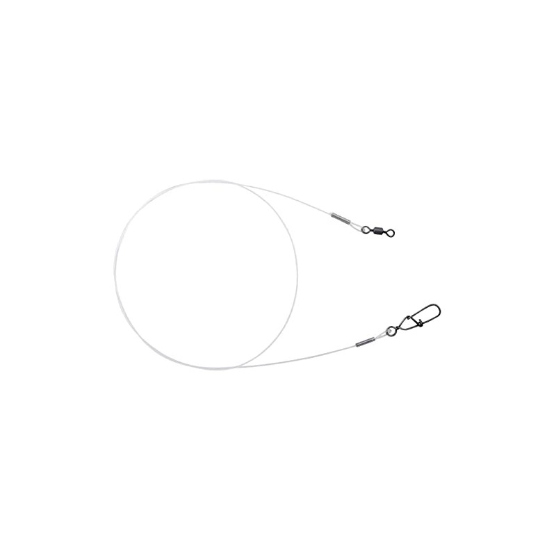 Spro Matt Black Leader Fluoro - 2 Fluorocarbon Spin Leaders