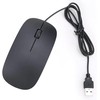Ultra-Slim USB optical wired mouse for Laptop Computer Desktop, universal