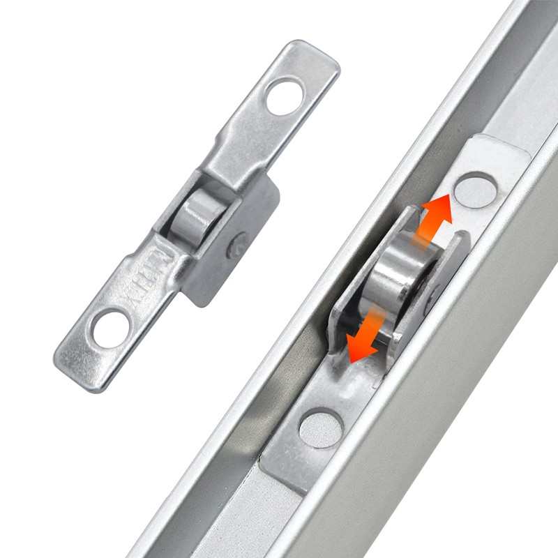 12 Pack 3/8 inch Push-Pull Sliding Window Roller Metal Wheels,