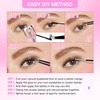 CALAILIS Lash Clusters, 144Pcs D Curl Cluster Lashes DIY Lash