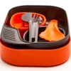 Wildo Camp-A-Box Duo Light 6657 Unisex Crockery Set, Orange, One