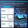 Mini Wireless Carplay Adapter for Apple iPhone,Plug and Play Easy