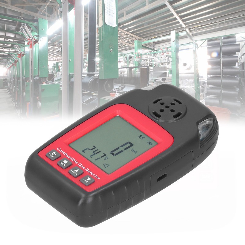 WT8823 Portable Combustible Gas Detector Natural Gas Methane Leakage Alarm