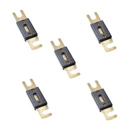 Mobestech 5pcs 300 Fuse for Cars 300amp Fues Car Fuse Anl Fuse Black