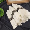 Pre-Rolled Dinner Napkin and Cutlery, Silver/Metallic Plastic (200 Sets)