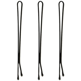 Diane 2.5” Large Black Bobby Pins for Women, Girls, Hairdressing, Salon, Hair Pins with Ball Tips for Securing Updos, Flyaways, 1lb Pack, (Approximately 250 Pins)