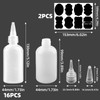 DKBT Pack of 16 100 ml Squeeze Bottles Plastic Small