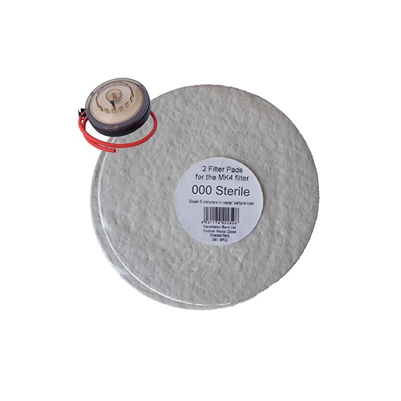 3x Filter Pads 000 Sterile 2x Pack for the Better