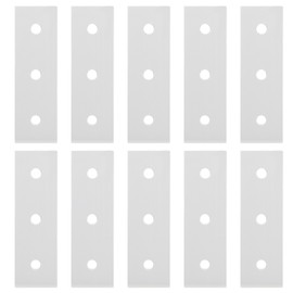 10pcs Aluminum Flat Connecting Joining Plate Flat Straight Mending Joining Plates3030‑3 Hole