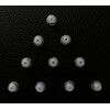 Jungle Care® (6mm Small * 10pc) Double Layer Magic Hearing