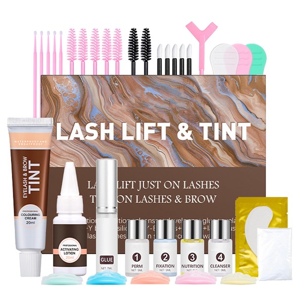 Eyelash Perm Kit - Lash Lift and Tint Kit -