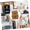 VILLFUL Cube Storage Basket Woven Desktop Storage Box Lid 2pcs