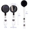 QREEL - 2 Pack - Retractable ID Name Badge Holder
