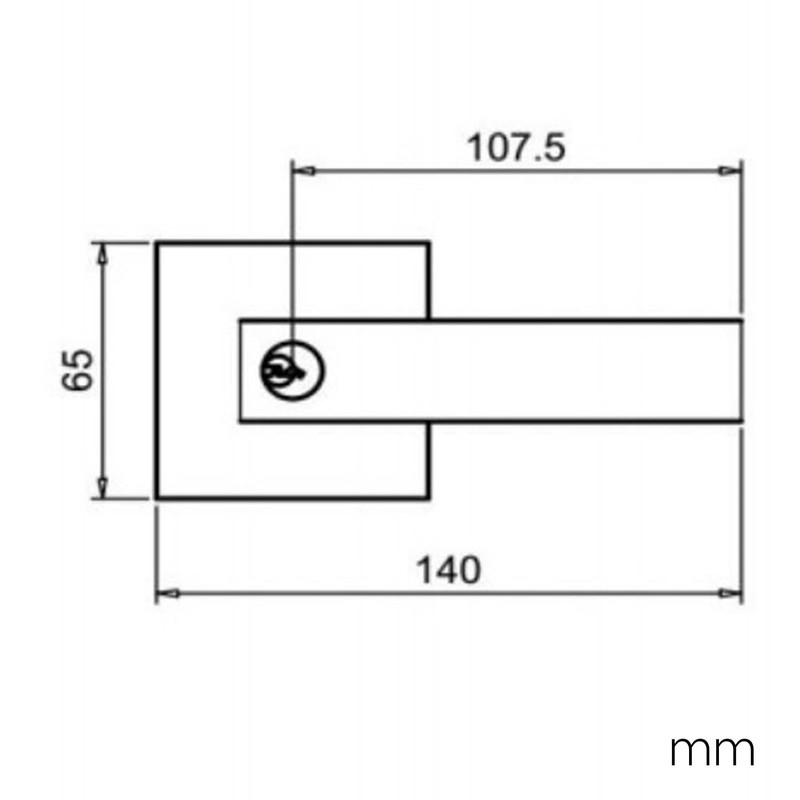 Design House 582312 Karsen Dummy Lever Handle, Satin Nickel, 2
