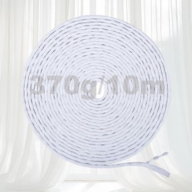 Lead Tape for Curtains 10 m, 370 g Lead Chain Curtain Weight, Curtains Lead Tape Heavy, Curtain Weight, Smooth Hanging, Perfect Pleats for Curtains, Fabrics, Mosquito Net (37 g/m)