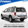 Osompar Rear Tailgate Exterior Door Handle Compatible with 2004-2015 Nissan
