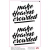 Bad Fish Custom Decals Make Heaven Crowded 2 Pack Gloss