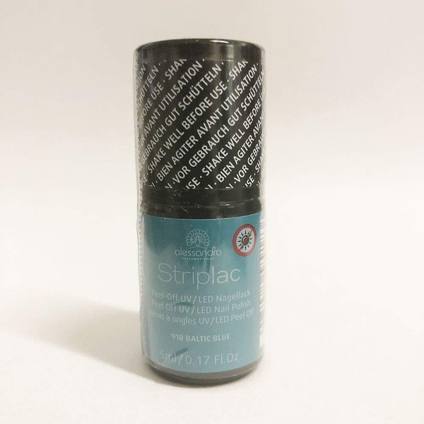 Alessandro Striplac Peel-Off UV/LED Nail Polish 918 Baltic Blue 5 ml