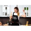 GENSTORES Funny Baking Aprons for Women Men Cute Bakers Apron