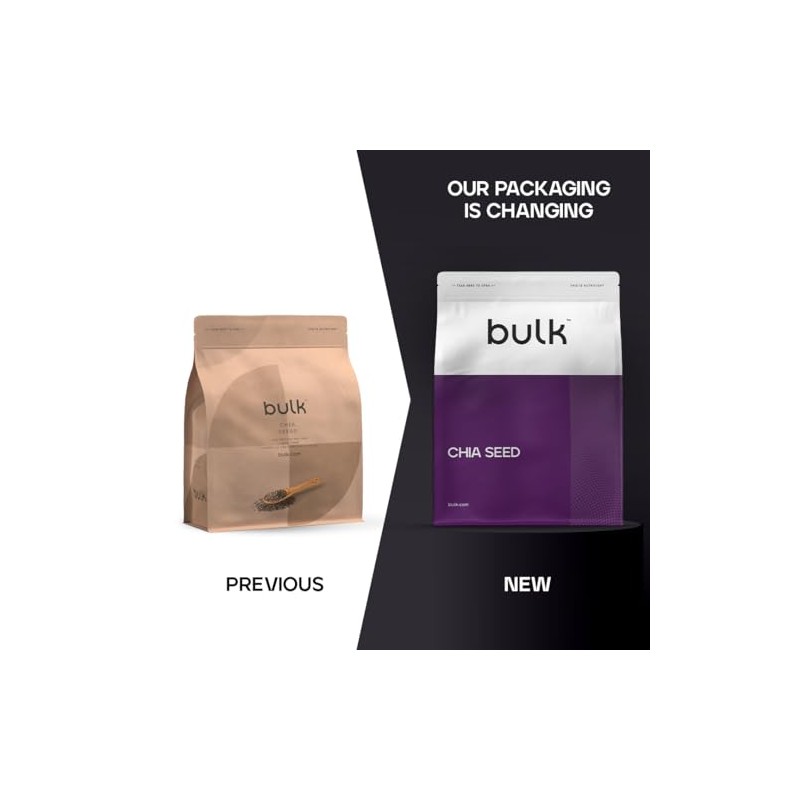 Bulk Chia Seeds, 500 g, Packaging May Vary