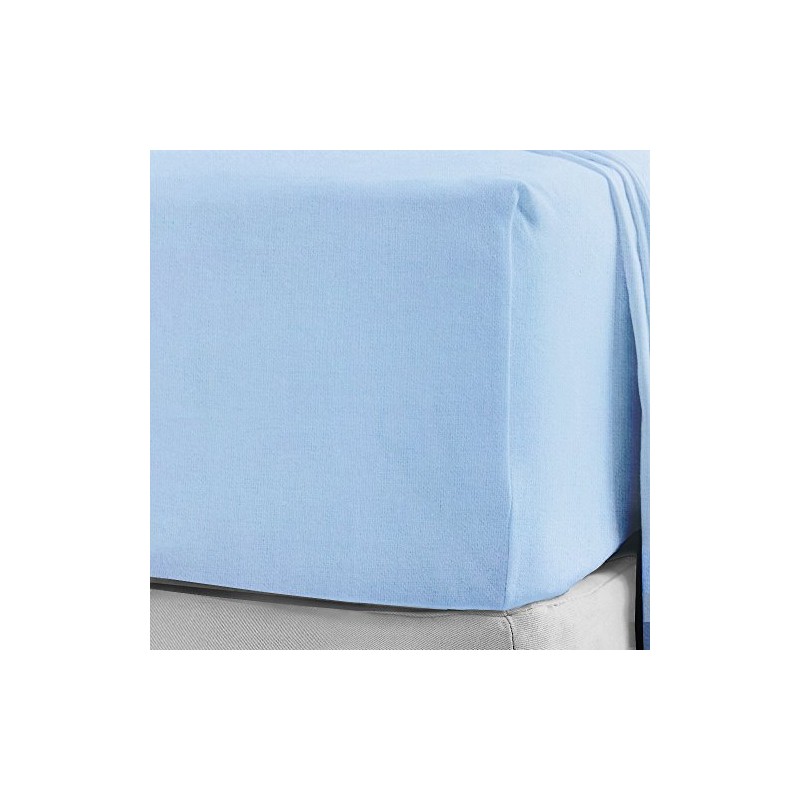 100% Brushed Cotton Flannelette 40CM/16" Flannel Extra Deep Fitted Sheets