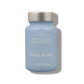 Vida Glow - Natural Clear Advanced Repair Supplement | Promotes Calm, Clarified Skin from Within (30 Capsules)