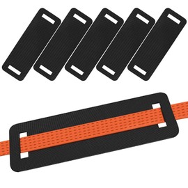 Pack of 6 Rubber Edge Protectors for Lashing Straps up to 54 mm Wide, 290 x 100 x 3 mm, Load Securing Setting Straps, Edge Protector, Tie Down Straps