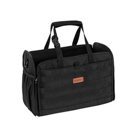 BIZOCO Seat Back Organizer – Convertible Front Seat Organizer Bag with Shoulder Strap, 2 in 1 Tactical Car MOLLE Panel Back Seat Car Organizer for All Vehicles