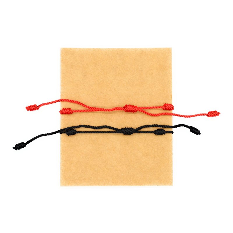 Jasimkiss Evil Eye 7 Knot Lucky Bracelets Adjustable Red String