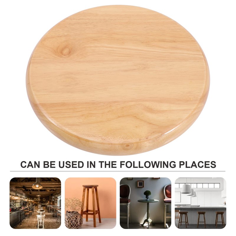 DOITOOL Bar Stool Seat Replacement: Round Stool Wood Replacement Seat