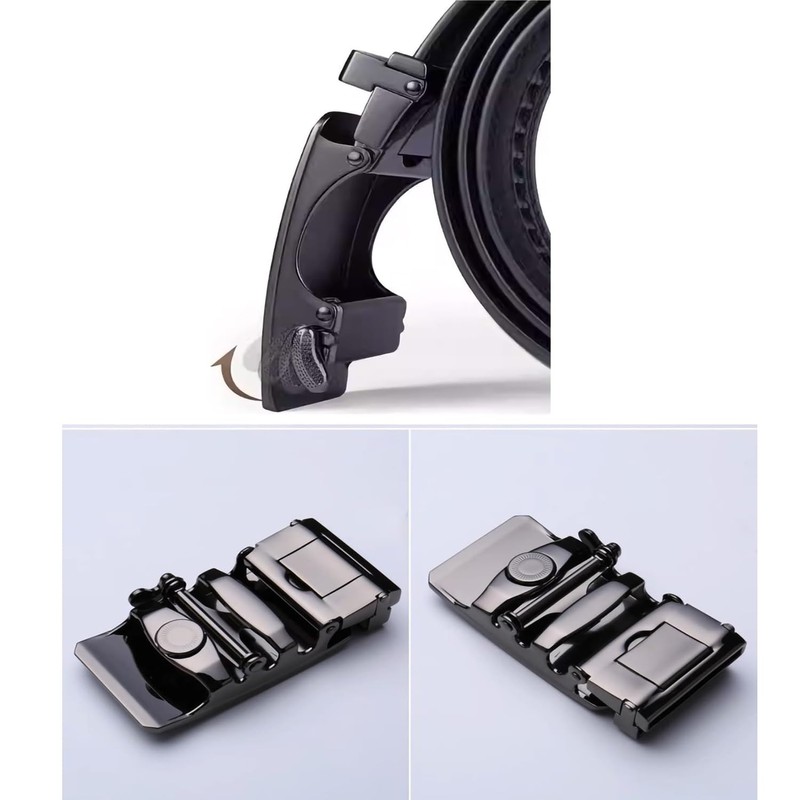 Glamexx24 Belt Buckle Men's Belt Replacement Buckle Ratchet Automatic Belt