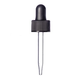 Ananda Corporation 72 Pcs, 18-400 Standard Glass Dropper 7x66mm For 15ml Boston Round Bottle