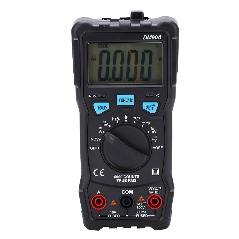 DM90A AutoRanging Digital Multimeter High Accuracy Mini Automatic Multimeter 10A/600V